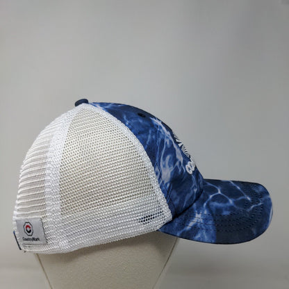 Co-Alliance Strapback Mesh Back Trucker Hat Blue One Size Colorblock