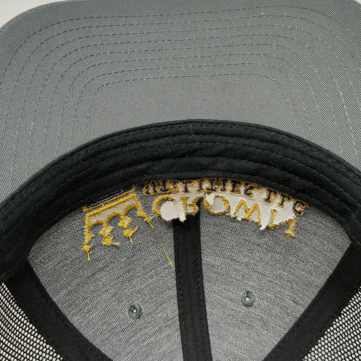 Richardson Trucker Hat Gray One Size Crown Utilities LLC Logo Snapback Mesh Back