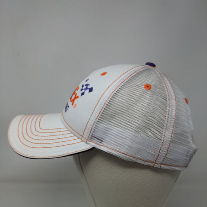FedEx Racing Men's Snapback Mesh Back Hat White Embroidered Logo Adjustable