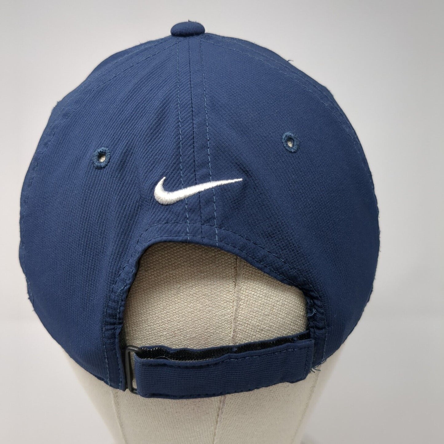 Nike Dri-Fit Strapback Hat Blue One Size Adjustable Embroidered Swoosh Legacy91