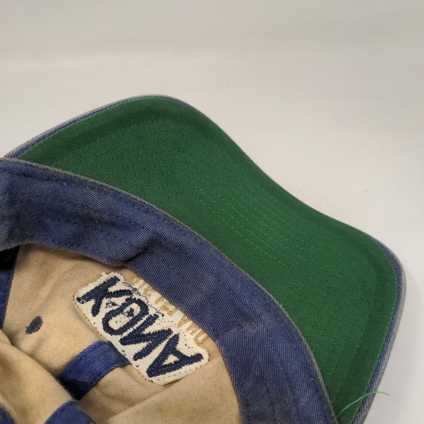 Kona Big Island Surf Shop Snapback Hat Blue One Size Embroidered Legacy