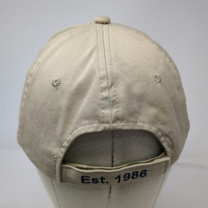 Bretmor Baseball Cap Beige OSFM Key West Route Marlin Logo Strapback Cotton hat
