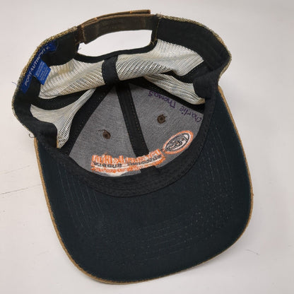 Franklin Building Supply Strapback Trucker Hat Camo One Size Mesh Back