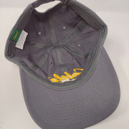 Cabela's Club Slideback Hat Solid Gray OSFM Adjustable Embroidered