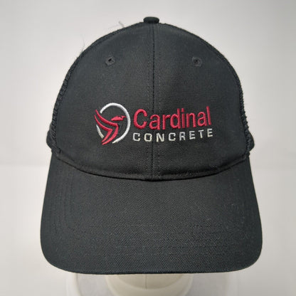 Cardinal Concrete Snapback Trucker Hat Black OS Adjustable Mesh Back Carhartt