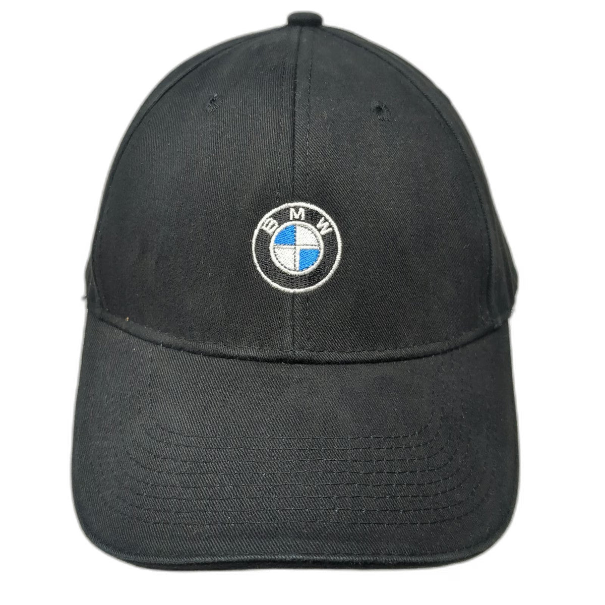 BMW Lifestyle Baseball Cap Black One Size Embroidered Logo Strapback Car Hat