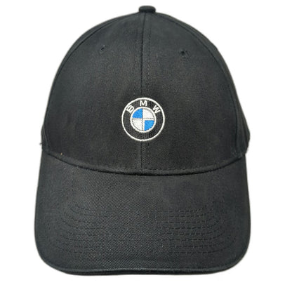 BMW Lifestyle Baseball Cap Black One Size Embroidered Logo Strapback Car Hat