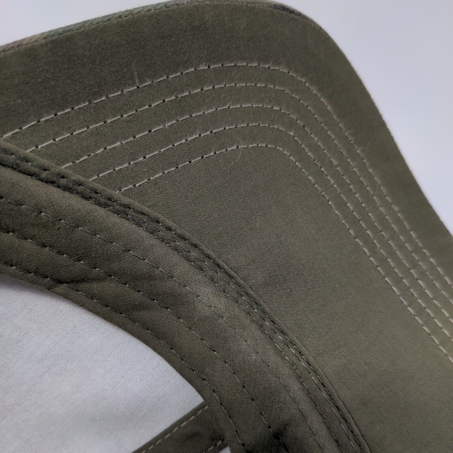 Unbranded Strapback Hat Camouflage OSFM Adjustable Vented Holes 6 Panel Blank