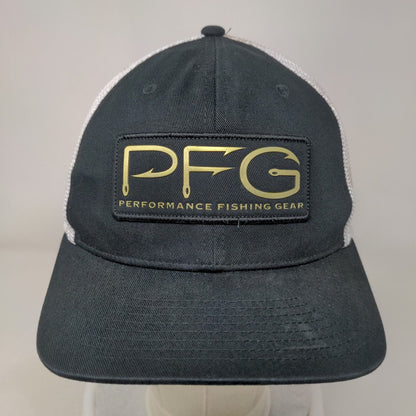 PFG Performance Fishing Gear Fitted Trucker Hat Black S/M Mesh Back