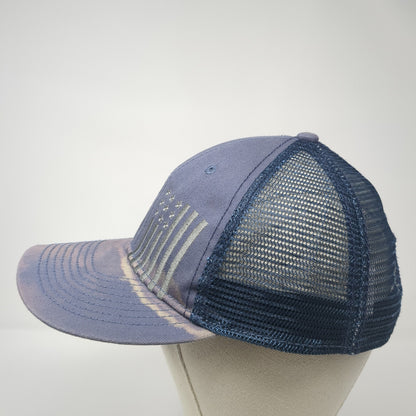 Academy Sports + Outdoors Snapback Trucker Hat Blue One Size Mesh Back