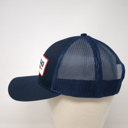 Finding 43 Real Estate Snapback Trucker Hat Blue OS Adjustable Mesh Richardson