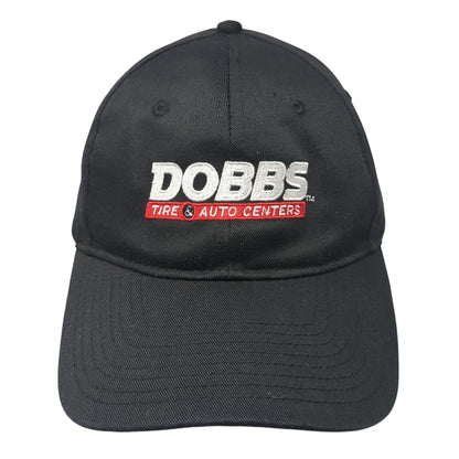 Dobbs Tire & Auto Centers Snapback Hat Black One Size Solid Adjustable