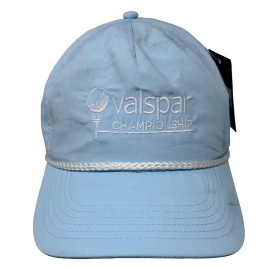 Valspar Championship Snapback Rope Hat Blue One Size Levelwear W/Tags