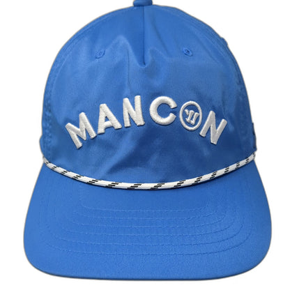 CapX 5 Panel Blue One Size Lacrosse MANCON 2025 Rope Snapback Hat Polyester