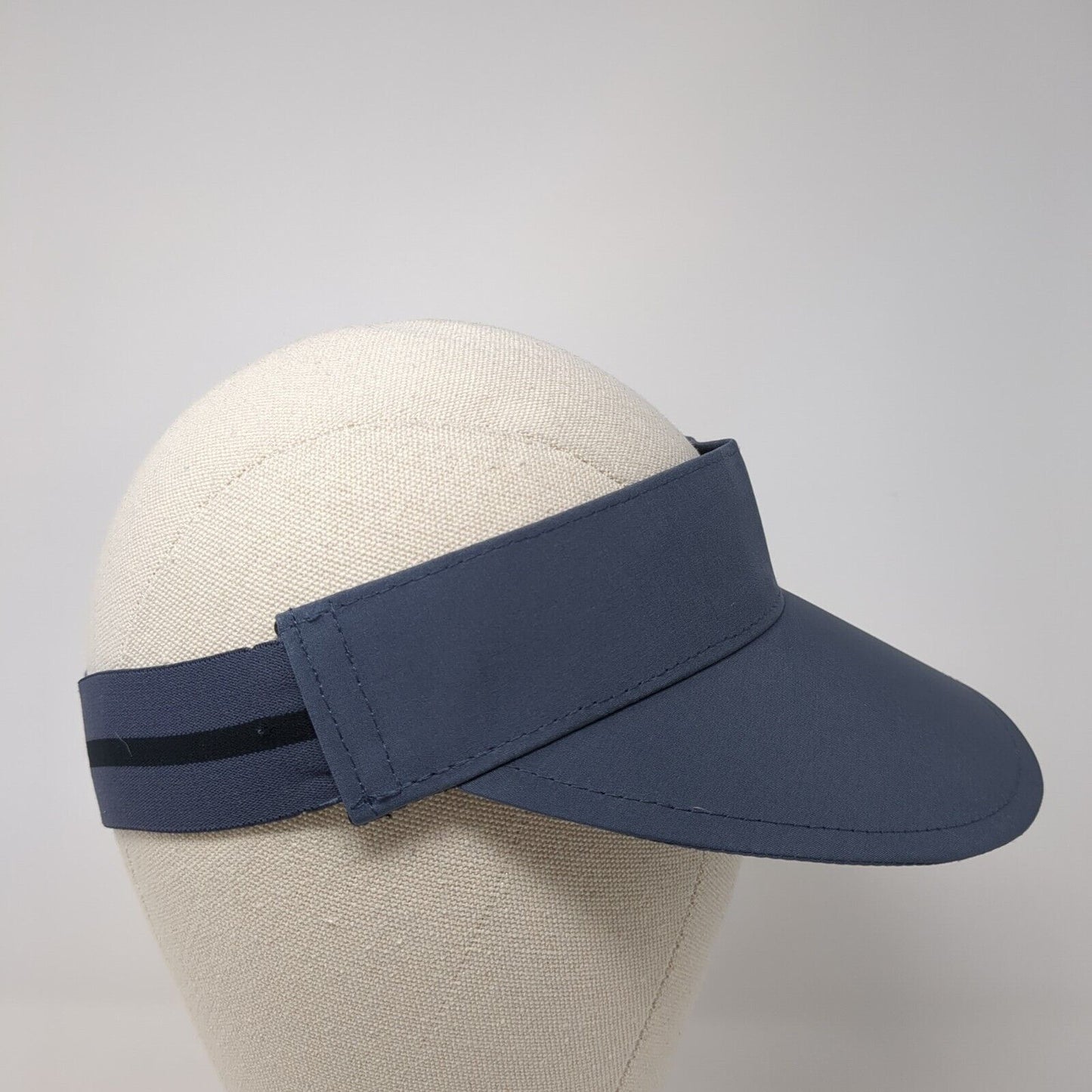 Unbranded Slideback Sun Visor Hat Slate Gray One Size Adjustable Blank