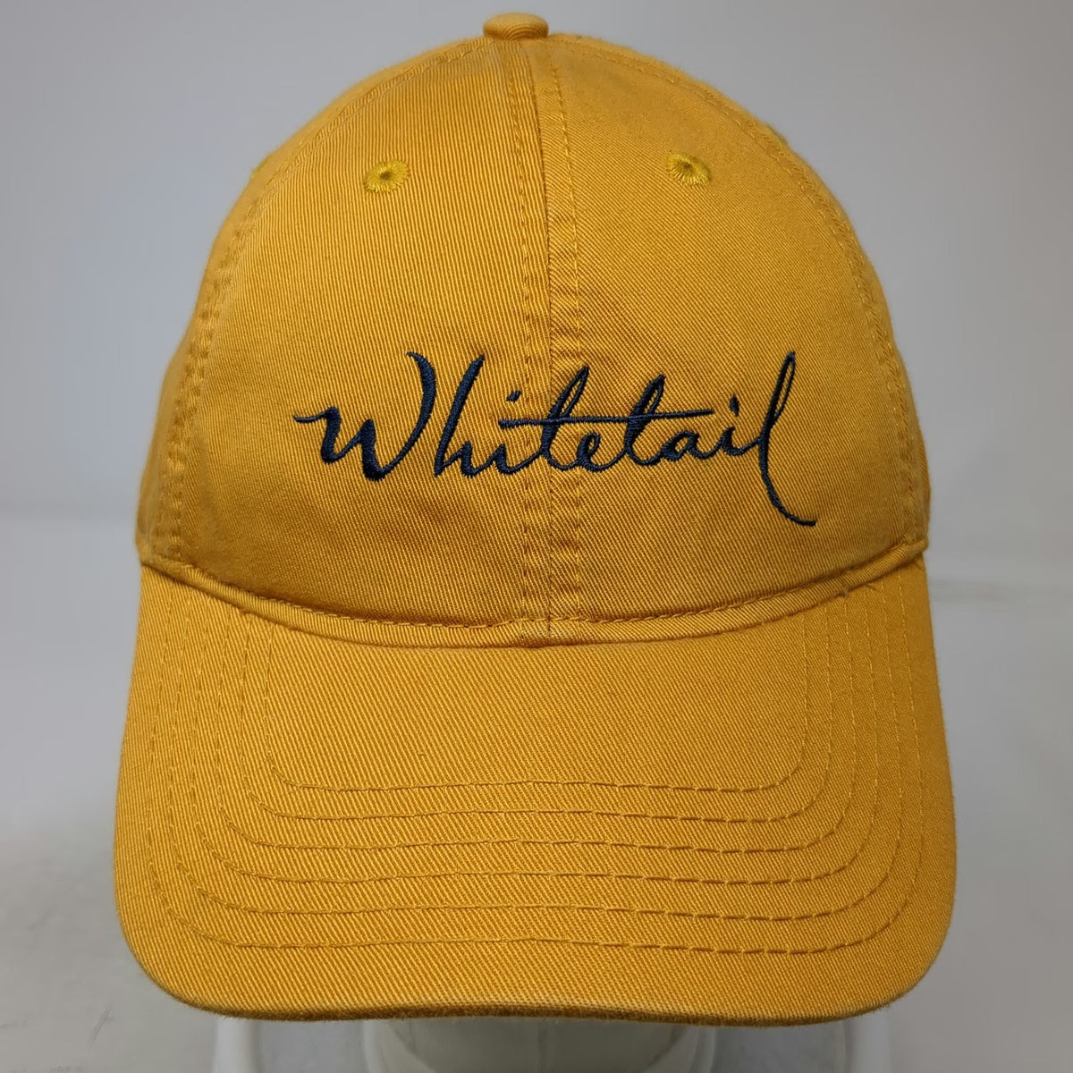 Legacy Baseball Cap Yellow One Size Whitetail Embroidered Slideback Cotton Hat