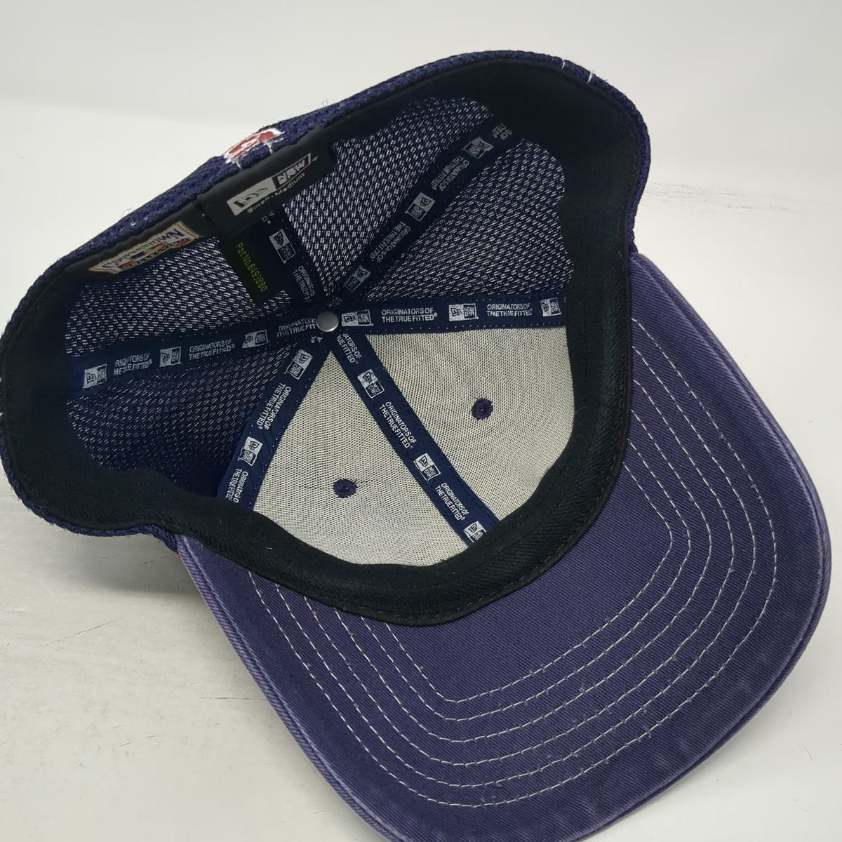 Los Angeles Angels MLB New Era Baseball Cap Blue M Mesh Cooperstown Logo Hat