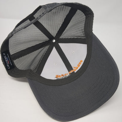 Mimosa by Airspan Snapback Trucker Hat Gray One Size Mesh Back Cap America