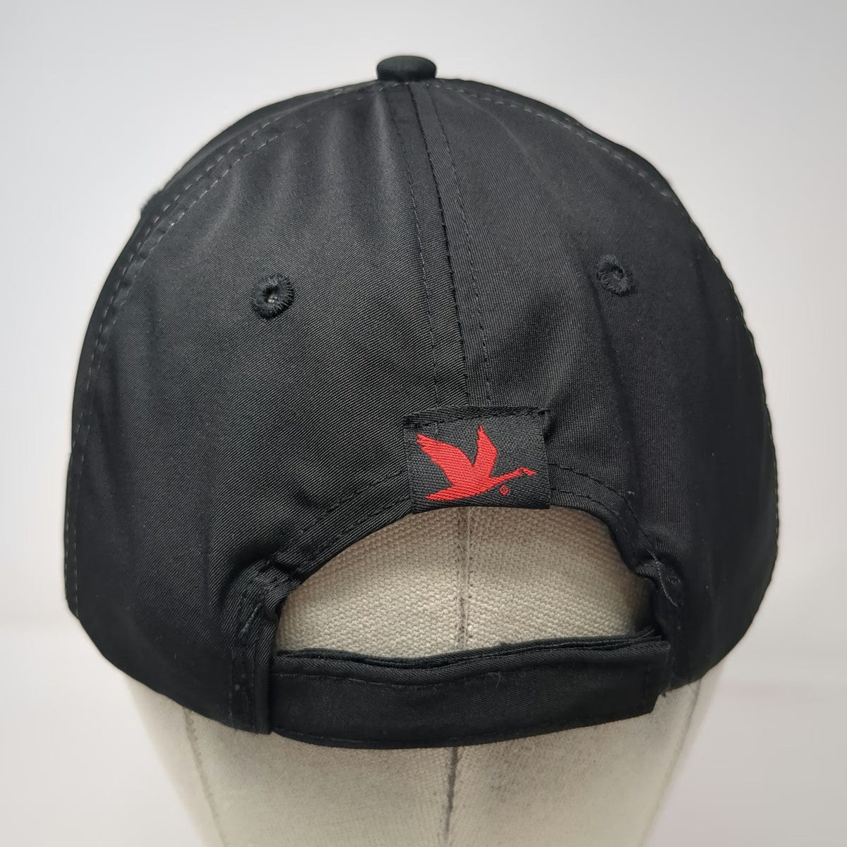Wawa Baseball Cap Black One Size Polyester Strapback Red Goose Embroidered Hat