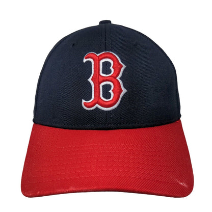 New Era Men's Fitted Hat Blue Red S/M Embroidered Boston Red Sox Logo MLB