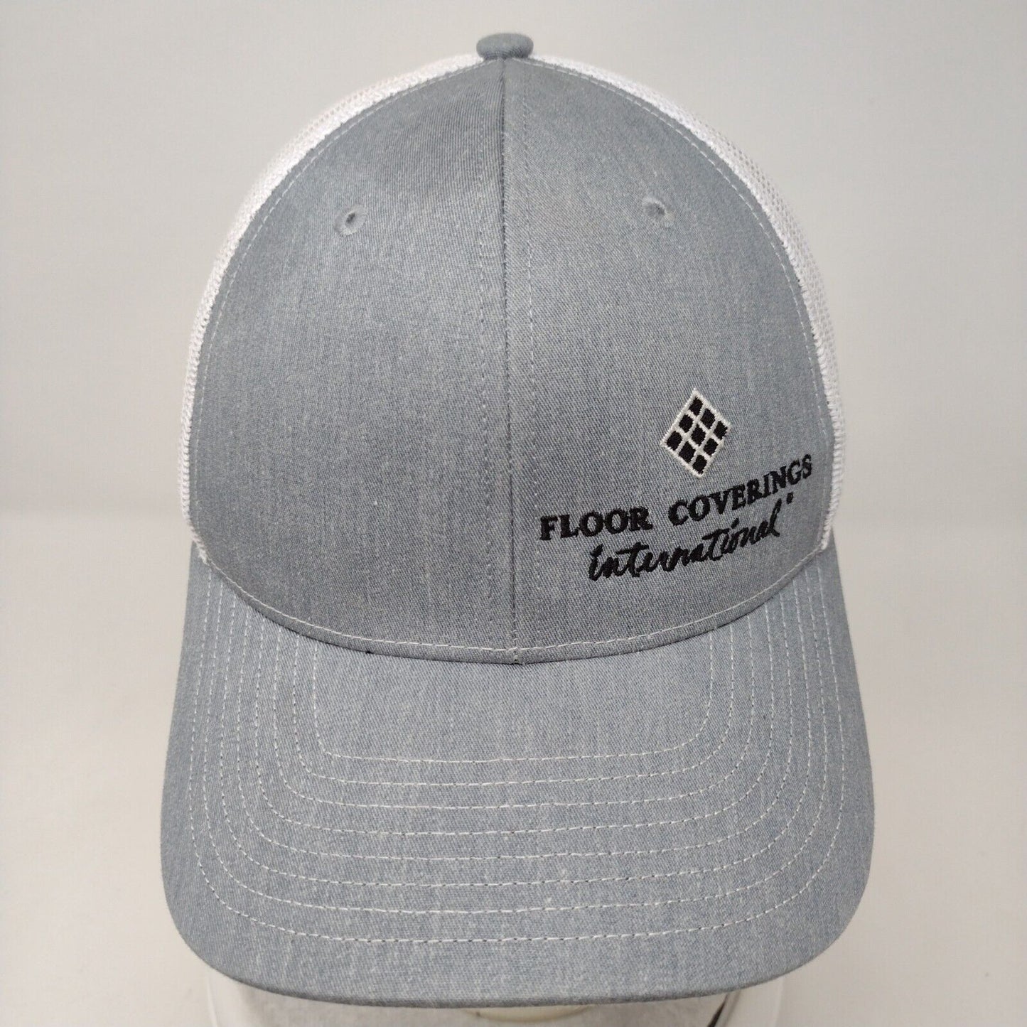 Floor Coverings International Snapback Trucker Hat Gray OSFA Mesh Back