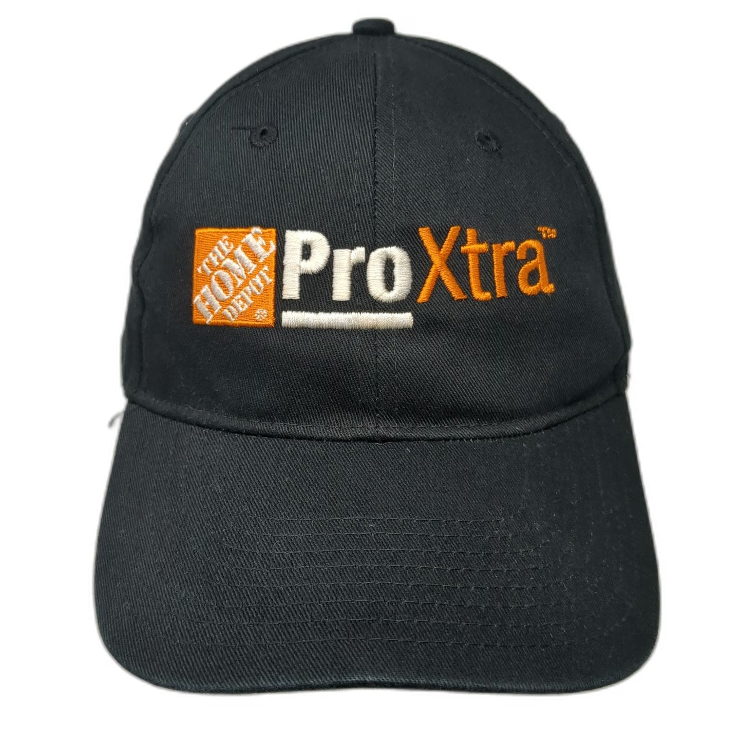 Hit Wear Baseball Cap Black One Size Home Depot ProXtra Embroidered Cotton Hat