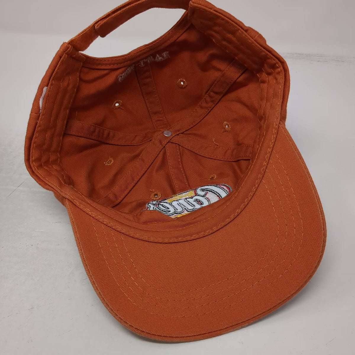 Raising Cane's Chicken Fingers Baseball Cap Orange One Size Embroidered Logo Hat