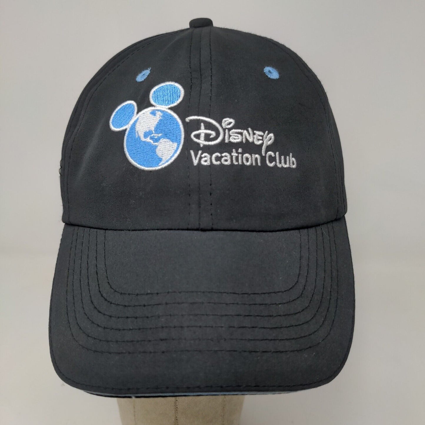 Disney Vacation Club Men's Slideback Hat Black Embroidered Logo Mickey