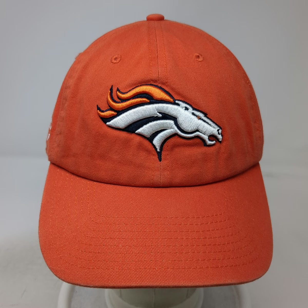 '47 Denver Broncos NFL Orange White Blue OSFM Bridgestone Golf Slideback Cap Hat