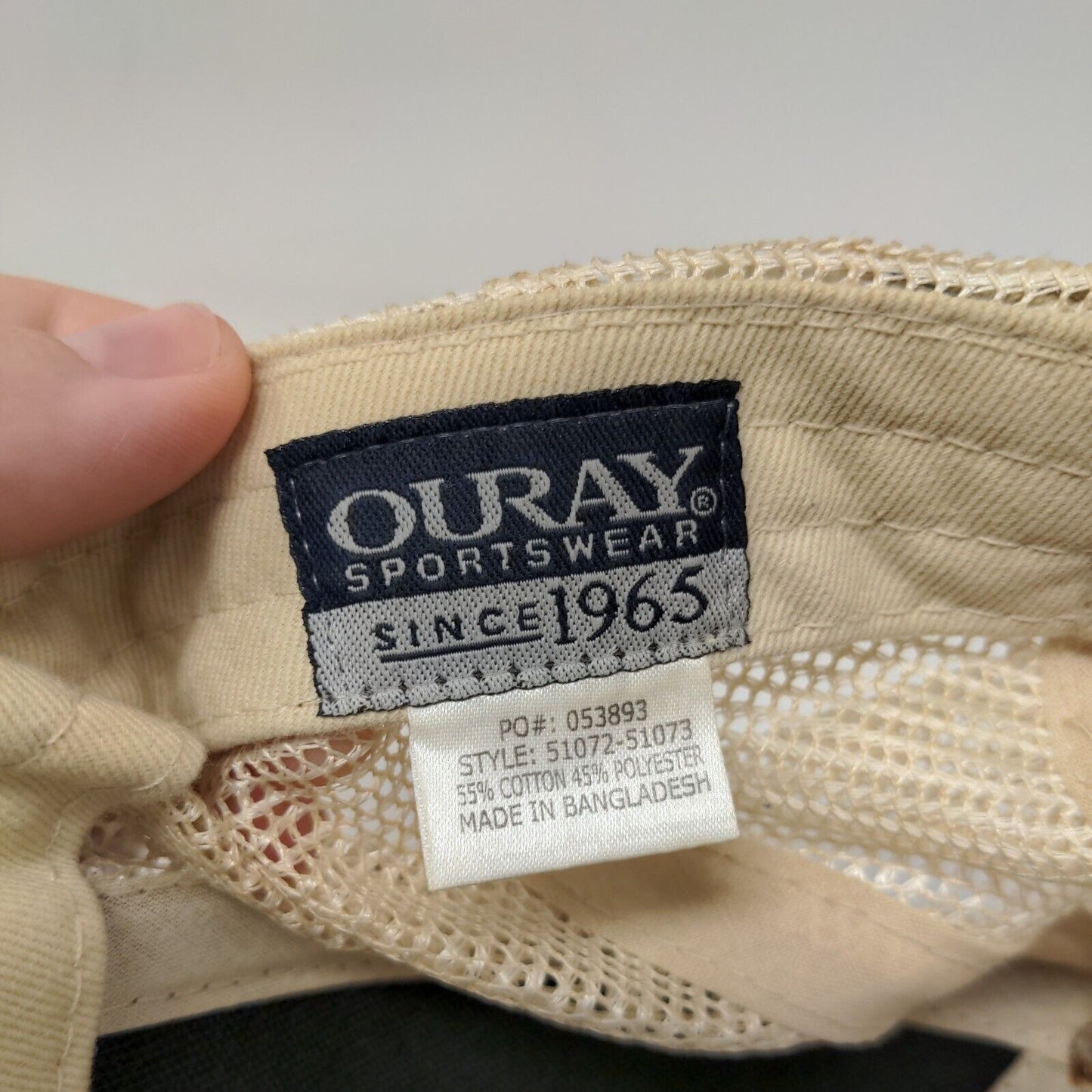 Fort Myers Brewing Co. Strapback Mesh Back Trucker Hat Gray One Size Ouray