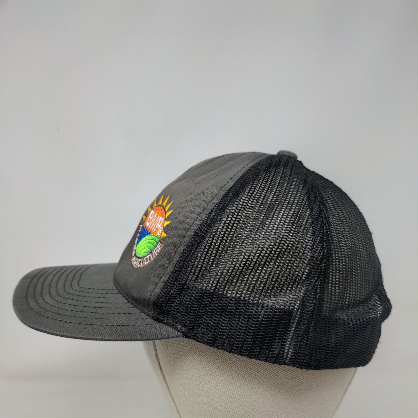 BMPs Florida Agriculture Snapback Mesh Back Trucker Hat Gray One Size