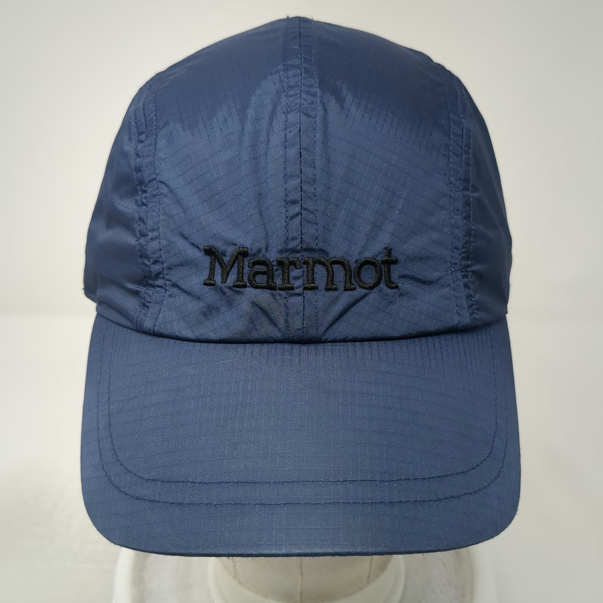 Marmot Baseball Cap Blue One Size Strapback Ripstop Mesh Lining Outdoor Hat