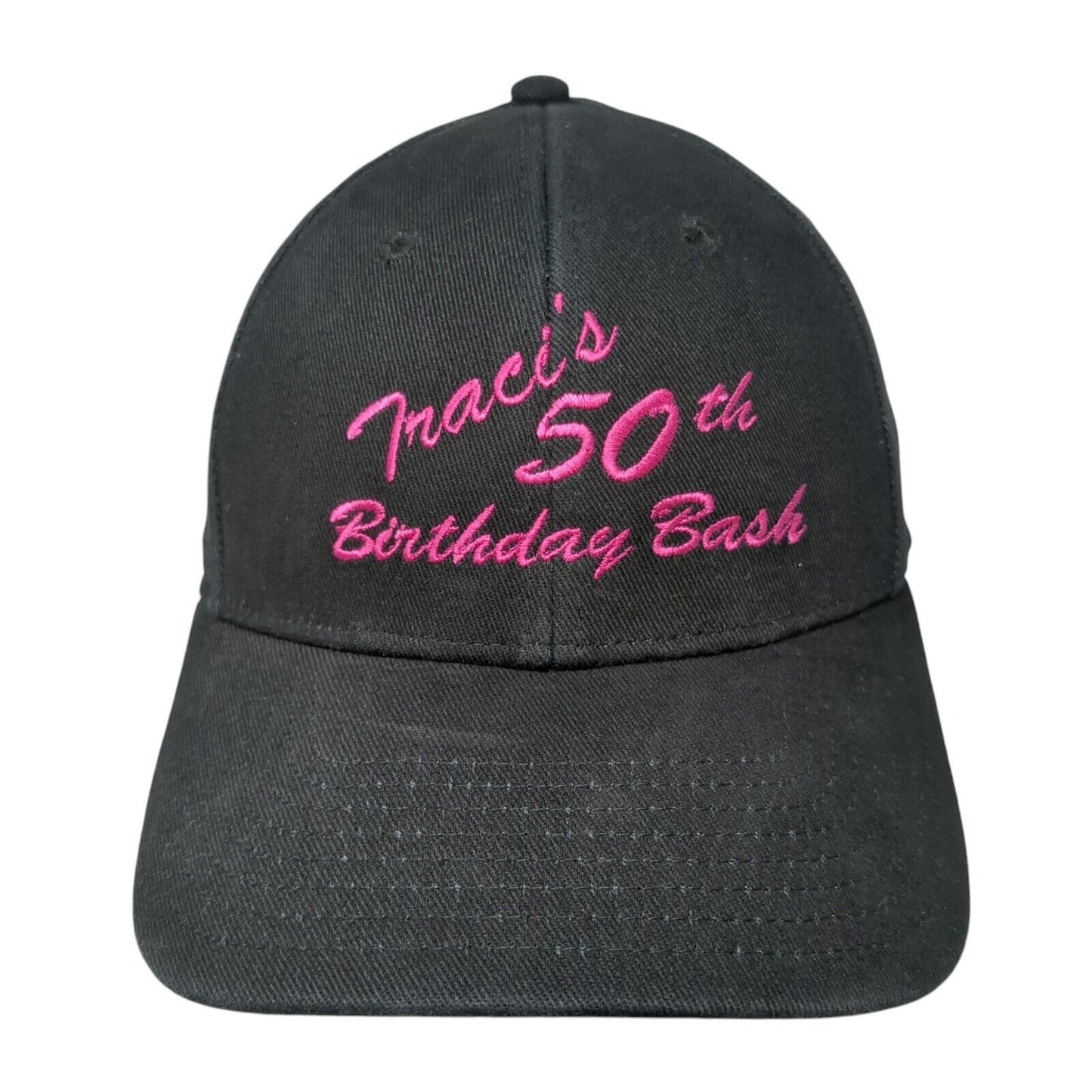Traci's 50th Birthday Bash Fitted Hat Black M/L Proflex Outdoor Cap