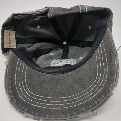 4350 District Baseball Cap Gray OSFM Hike More Worry Less Hiking Mountain Hat