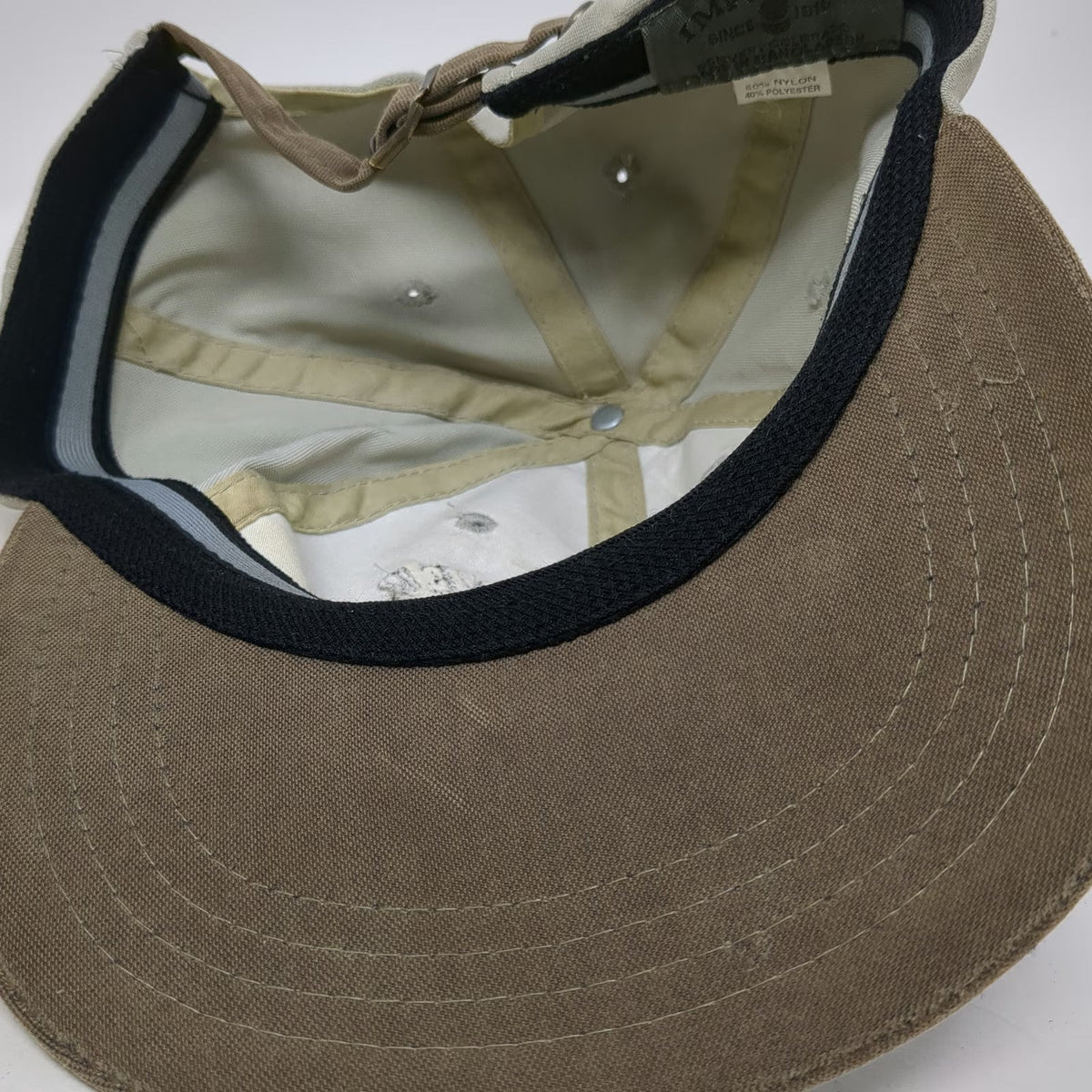 Imperial Baseball Cap Beige Brown One Size Madison River Ennis MT Fly Fishing
