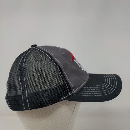 Pizza Hut Strapback Trucker Hat Black OSFA Adjustable Embroidered Employee Crew