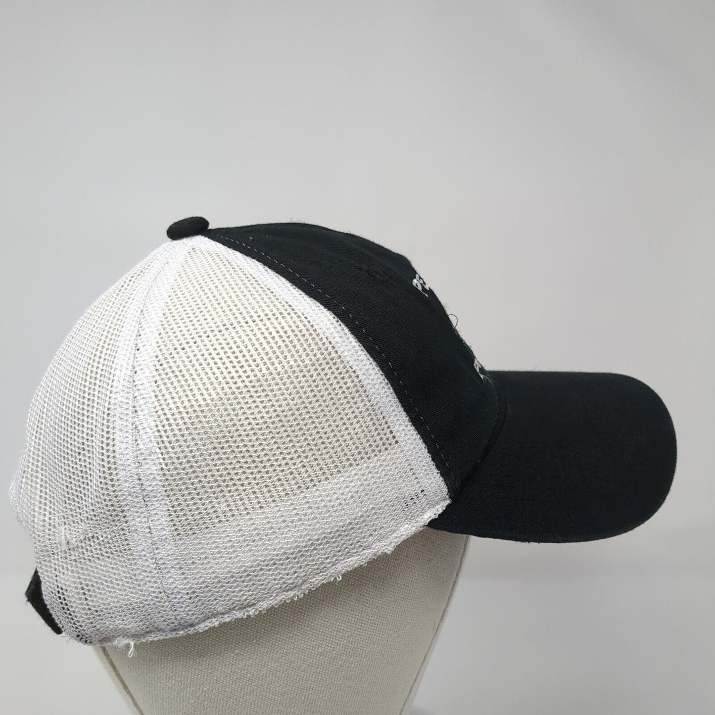 Peg Leg Porker Strapback Trucker Hat Black One Size Adjustable Mesh Outdoor Cap