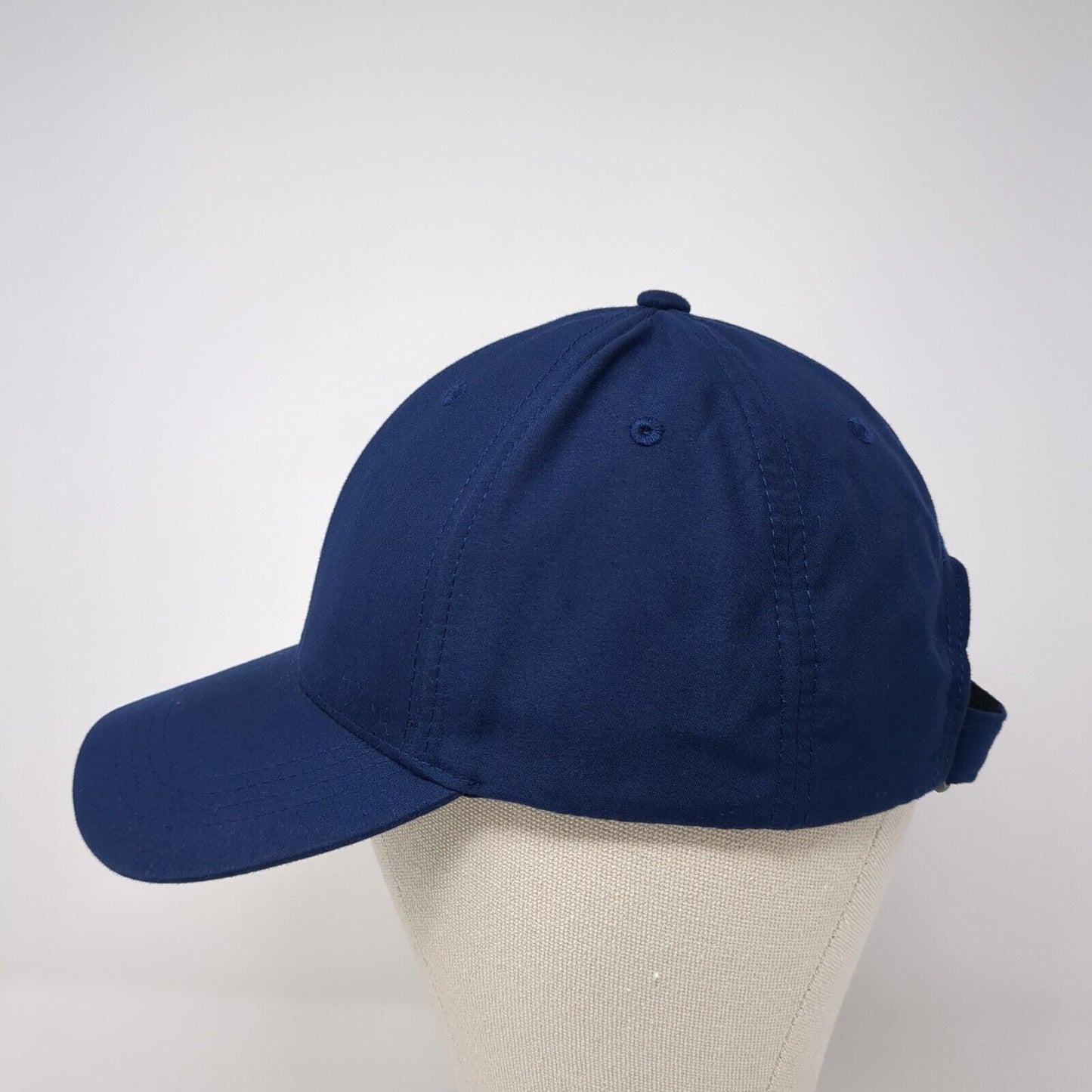Fabletics Strapback Hat Blue One Size Adjustable Vented Holes 6 Panel Polyester
