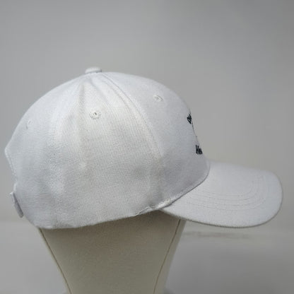 Baseball Cap White One Size Heat & Cool LLC Handshake Strapback Hat Acrylic HVAC