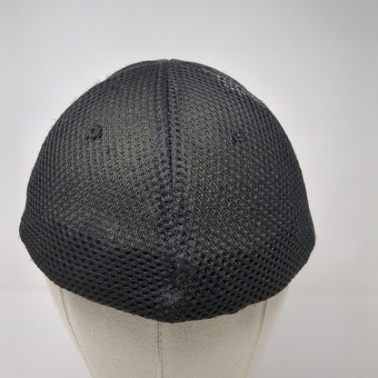 HT Highland Tactical Fitted Baseball Cap Black One Size Patriotic Mesh Back