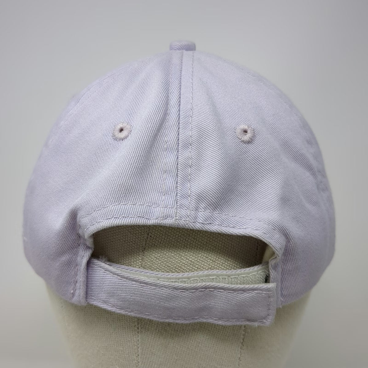 Caterpillar Baseball Cap Purple One Size Strapback Embroidered Logo Curved Hat