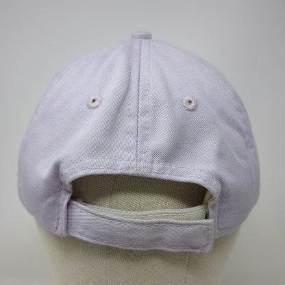 Caterpillar Baseball Cap Purple One Size Strapback Embroidered Logo Curved Hat