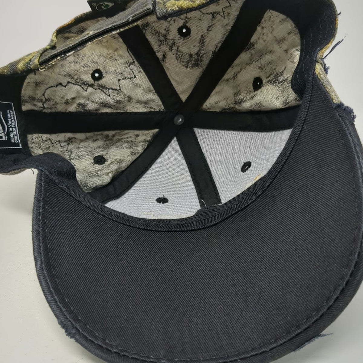Outdoor Cap Cooke City Montana Mountain Baseball Cap Black Camo One Size Hat