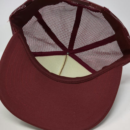 Red Trucker Hat One Size Bonanza Saloon Virginia City Nevada Poker Mesh Snapback