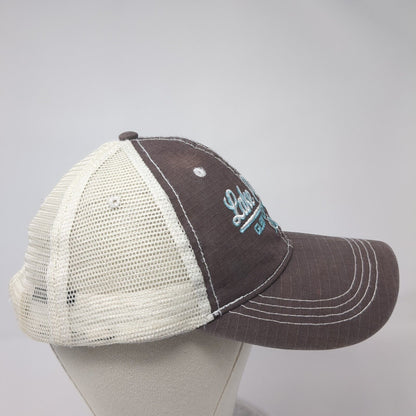 Lake Powell Glen Canyon Snapback Trucker Hat Gray One Size Mesh Prairie Mountain