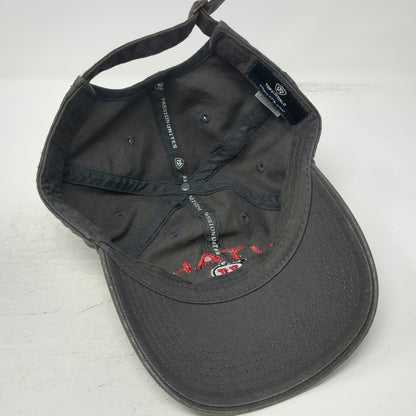 Utah Utes NCAA Top of the World Gray Red White One Size Hat Slideback Cotton