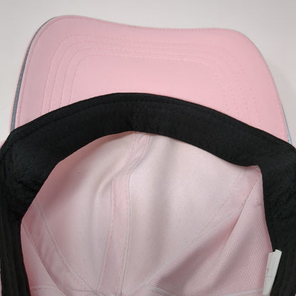 Unbranded Strapback Hat Pink One Size Adjustable Ponytail Solid Blank