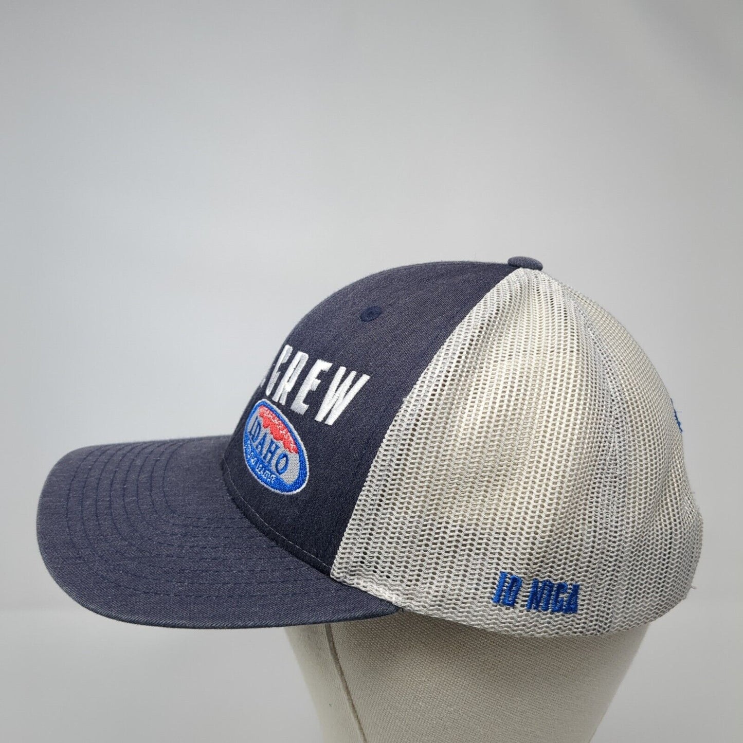 Race Crew Interscholastic Idaho Cycling League Trucker Hat Blue M/L Mesh Back