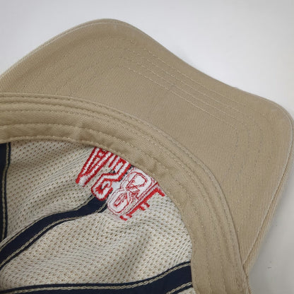 Devon & Jones Baseball Cap Beige One Size AS&E Gemini Logo Slideback Hat Cotton