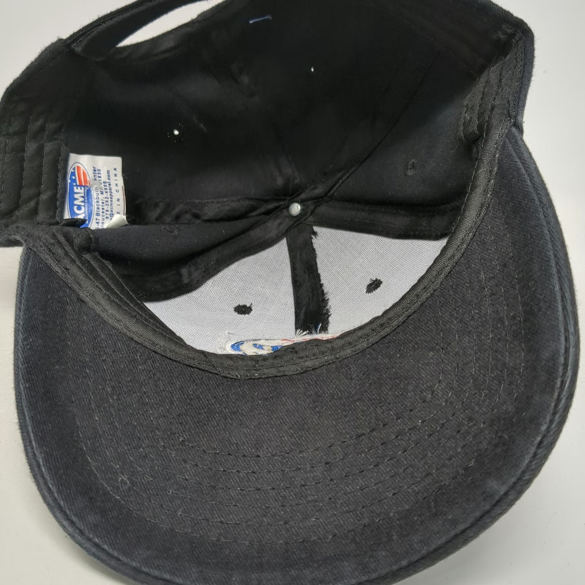 ACME Miller Lite Beer Logo Black Baseball Cap One Size Strapback Embroidered